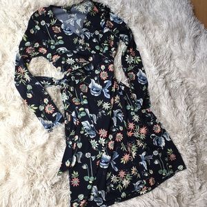 Ann Taylor Floral Wrap Dress